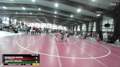 100 lbs Cons. Round 4 - Remington Bowen, Team Prestige vs Jeremiah Serafin, Delta