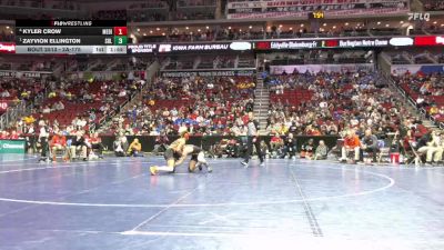 2A-175 lbs Semifinal - Zayvion Ellington, Sergeant Bluff-Luton vs Kyler Crow, Mediapolis