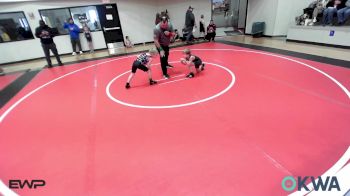 55 lbs Quarterfinal - Elliott Fox, Locust Grove Youth Wrestling vs Tucker Korb, Vinita Kids Wrestling