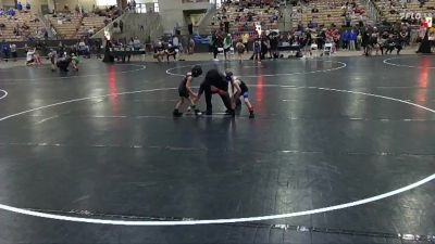 40 lbs 3rd Place Match - Angel Mendoza, Williamson Co Wrestling Club vs Oliver Holeton, Warren County Pioneers