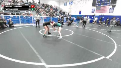 130 lbs Quarterfinal - Anyssa Lopez, South Hills vs Chanel Corredor, Aliso Niguel