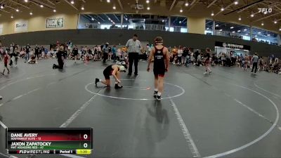 100 lbs Round 4 (6 Team) - Dane Avery, SouthWest Elite vs Jaxon Zapatocky, Mat Assassins Red