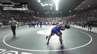 159 lbs Consi Of 16 #1 - Israel Sanchez, Exeter Union vs Logan Lopez, Clovis East