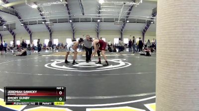 149 lbs Cons. Round 3 - Jeremiah Sawicky, Gannon University vs Emory Gunby, Unattached