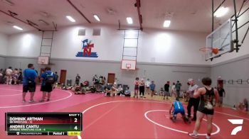 133 lbs Round 3 (6 Team) - Dominik Artman, BB Wrestling vs Andres Cantu, Cypress Wrestling Club