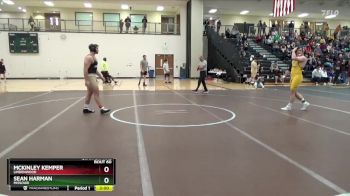 184 lbs Quarterfinal - Mckinley Kemper, Lindenwood vs Sean Harman, Missouri