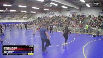 106 lbs 1st Place Match - Carleigh Radke, La Grande Mat Club vs Skyler Hall, North Medford