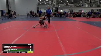 88 lbs Round 1 (4 Team) - Colton Schultz, Olympia vs Gabriel Roman, Scorpions