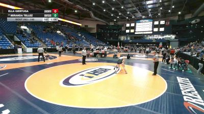 145 lbs Cons. Round 2 - Miranda Tellez, Grayslake (Central) vs Ella Giertuga, New Lenox (Lincoln-Way Central)