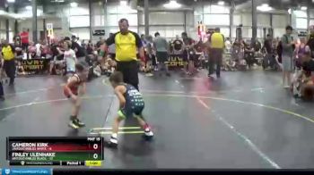 47 lbs Round 2 (6 Team) - Cameron Kirk, Untouchables White vs Finley Ulenhake, Untouchables Black