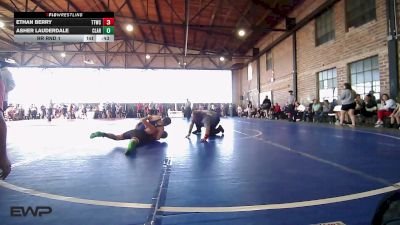 120 lbs Rr Rnd 1 - Ethan Berry, Team Tulsa Wrestling Club vs Asher Lauderdale, Claremore Wrestling Club