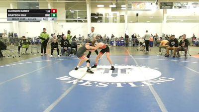 94 lbs Consi Of 16 #2 - Jackson Danby, Team Tugman vs Braydon Kay, Mayo Quanchi WC