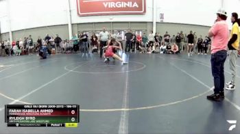 106-111 lbs Round 3 - Ryleigh Byrd, Smith Mountain Lake Wrestling vs Farah Isabella Ahmed, Powerhouse Wrestling Academy