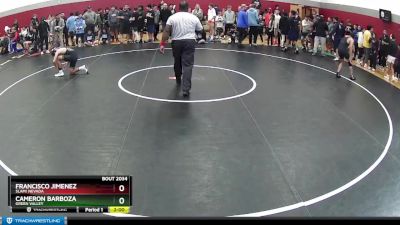 134-137 lbs Semifinal - Francisco Jimenez, SLAM! NEVADA vs Cameron Barboza, Green Valley