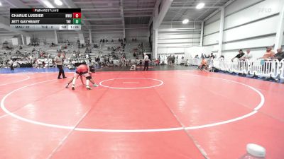 145 lbs Rr Rnd 2 - Charlie Lussier, MetroWest United Black vs Jett Gayheart, The Fort Hammers Maroon