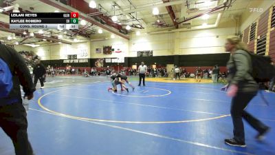 135 lbs Cons. Round 3 - Leilani Reyes, Glendora vs Kaylee Romero, Shadow Hills