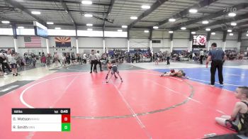 62 lbs Semifinal - Gibson Watson, Manu WC vs Rocki Smith, Grindhouse WC
