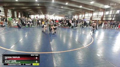 74 lbs Semifinal - Tayson Teeples, JWC vs Wyatt Eure, Charger Wrestling Club