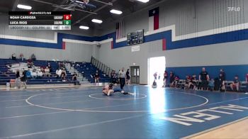 144 lbs Round 1 (3 Team) - Luca Rios, Conroe Woodlands College Park vs Noah Cardoza, Lubbock Cooper