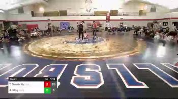 140 lbs Quarterfinal - Tyson Seesholtz, Ohio Rampage vs Austin King, Midwest Xtreme Wrestling