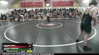 165 2B Quarterfinal - Cooper Pinski, Manson vs Mathias Hamilton, Oroville