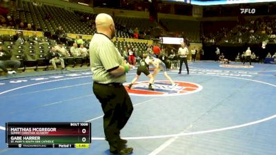 106 Class 1 lbs Champ. Round 1 - Gabe Harrer, St. Mary`s South Side Catholic vs Matthias McGregor, Summit Christian Academy