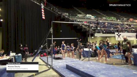 Kaysa Douty - Women's Group, Wings Gymnastics Academy - 2021 Women's Xcel Region 4 Championships
