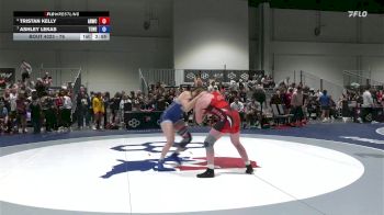 76 lbs Cons. Round 4 - Tristan Kelly, Army (WCAP) vs Ashley Lekas, Texas Wesleyan