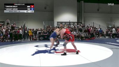 76 lbs Cons. Round 4 - Tristan Kelly, Army (WCAP) vs Ashley Lekas, Texas Wesleyan