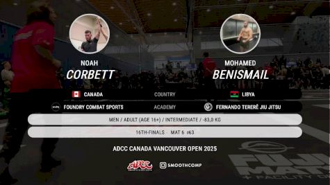 Noah Corbett vs Mohamed Benismail 2025 ADCC Vancouver Open