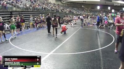 185 lbs Round 2 (4 Team) - Brienna Glass, Kansas Lavender Gecko vs Miley Turdo, Team USA