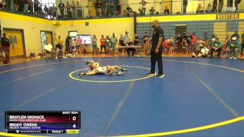 56 lbs Round 1 - Brody Owens, Wichita Training Center vs Braylen Womack, Kanza FS/GR Wrestling Club