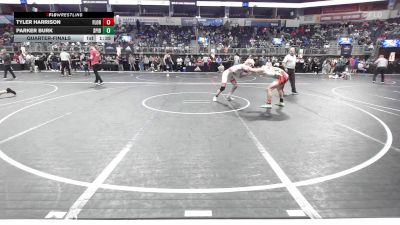 128 lbs Quarterfinal - Tyler Harrison, Florida National Wrestling Team vs Parker Burk, SpiderMonkey