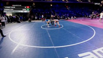 5A 152 lbs 1st Place Match - Cydney Davis, El Paso Bel Air vs Jasmine Vick, Amarillo Palo Duro