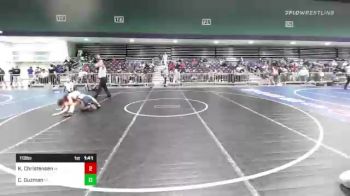 113 lbs Consi Of 32 #1 - Koufax Christensen, IA vs Christian Guzman, FL