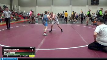 120 lbs Cons. Round 3 - Ethan Estes, Ranburne Youth Wrestling vs Gunner Salmons, Brute Force Wrestling