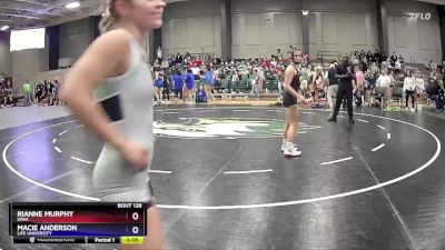 103 lbs Quarterfinal - Rianne Murphy, Iowa vs Macie Anderson, Life University