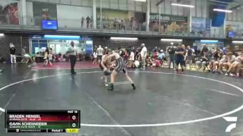 100 lbs Round 3 (3 Team) - Gavin Schexneider, Alabama Elite White vs Braden Mengel, Alabama Elite - Blue