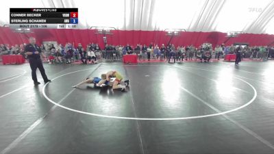 106 lbs Cons. Round 1 - Conner Becker, Victory School Of Wrestling vs Sterling Schanen, Askren Wrestling Academy