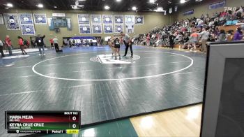 100 lbs Semifinal - Maria Mejia, Del Oro vs Keyra Cruz Cruz, Channel Islands