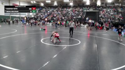 64 lbs Quarterfinal - Beau Beltran, Team Garcia vs Easton Toth, Kimball Wrestling Club