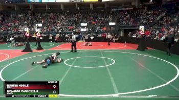 102 lbs Champ. Round 1 - Giovanni Magistrelli, LCWC3 vs Hunter Hinkle, NLX2