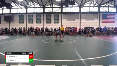 116-120 lbs Cons. Round 3 - Jaylen Sleet, Thoroughbred Wrestling Academy vs Jacob Powers, Bulldog Premier Wrestling Club