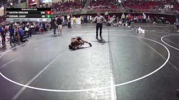 62 lbs Cons. Round 2 - Kaxtin Keeling, Sutherland Youth Wrestling Club vs Ezekiel Hoof, Alliance Wrestling Club
