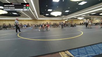 101 lbs Final - Jaelle Cortez, Gilroy Hawks vs Olivia Munson, Lawc
