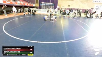 63 lbs 7th Place Match - Colton Steingraber, WI vs Estevan Maximo Jr., AZ