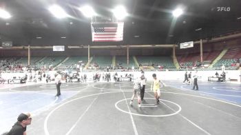 109 lbs 5th Place - Zack Valdez, New Mexico Bad Boyz vs Diego Otero, Pack Em Out