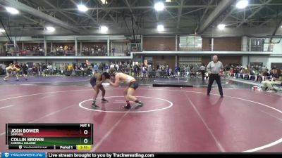 149 lbs Cons. Round 2 - Collin Brown, Cornell College vs Josh Bower, Simpson