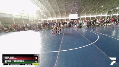 40 lbs Semifinal - Kase King, Box Elder Stingers vs Branch McPherson, JWC