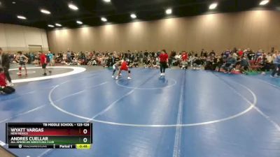 123-126 lbs Round 1 - Andres Cuellar, All American Wrestling Club vs Wyatt Vargas, New Mexico